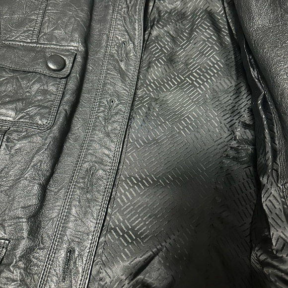 NWOT Danier Leather Jacket Black Size Small - Picture 3 of 8
